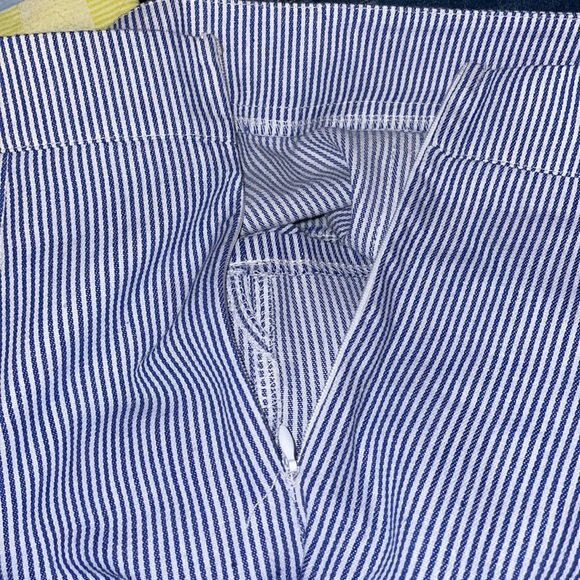 LF Seek The Label Striped Mini Skirt Blue White with Pockets size small EUC - Picture 8 of 8
